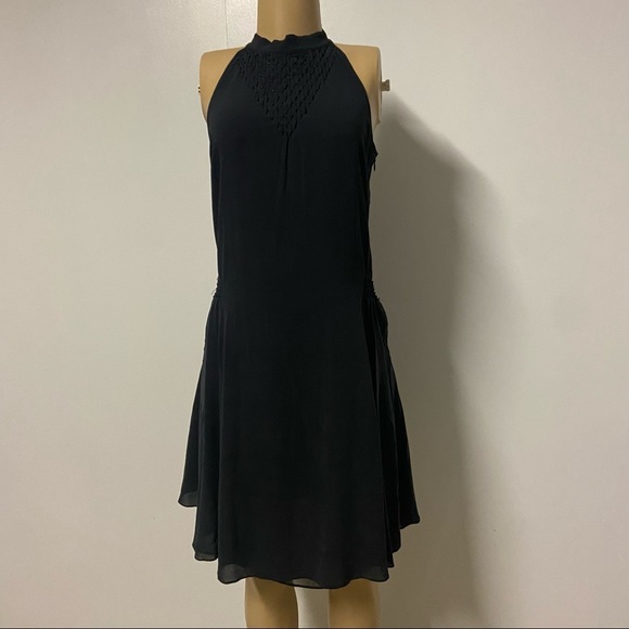Ted Baker London Dresses & Skirts - Ted Baker London black beaded details silk Dress Size 2